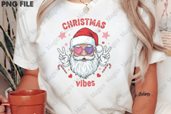 Santa Christmas Vibes Png Product Image 2