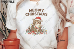 Meowy Christmas Sublimation Png Product Image 2