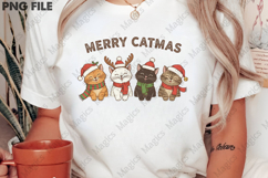 Merry Catmas Png, Christmas Png Product Image 2