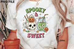 Coffee Halloween Spooky &amp; Sweet PNG Product Image 2