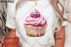 Watercolor Kawaii Halloween Sublimation PNG Product Image 2