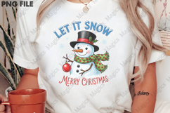 Let It Snow Merry Christmas Png Product Image 2