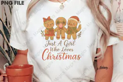 Just A Girl Who Loves Christmas Png Product Image 2
