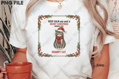 Christmas Grumpy Cat Png Product Image 2