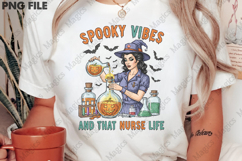 Vintage Halloween Nurse PNG Product Image 1
