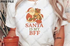 Santa Is My BFF Png Product Image 2