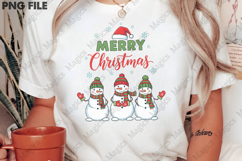Merry Christmas Snowman PNG Product Image 2