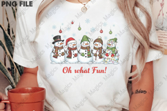 Christmas Santa Snowman Png Product Image 2
