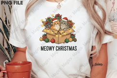 Meowy Christmas Sublimation Png Product Image 2