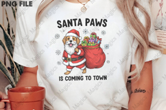 Santa paws Is Coming To Town Png Product Image 2