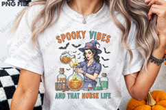 Vintage Halloween Nurse PNG Product Image 3