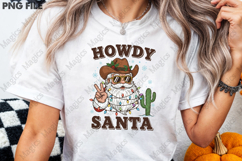 Howdy Santa Sublimation Png Product Image 3