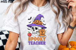Halloween Spooky Teacher Png Product Image 3