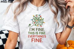 I&#039;m Fine This Is Fine Everything&#039;s Fine Png Product Image 3