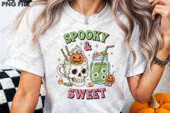 Coffee Halloween Spooky &amp; Sweet PNG Product Image 3