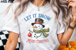 Let It Snow Merry Christmas Png Product Image 3