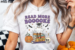Halloween Teacher Read More Book PNG Product Image 3