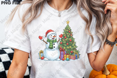 Christmas Snowman PNG Product Image 3
