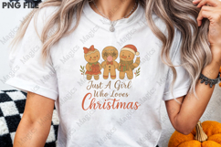 Just A Girl Who Loves Christmas Png Product Image 3