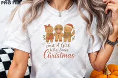 Just A Girl Who Loves Christmas Png Product Image 3