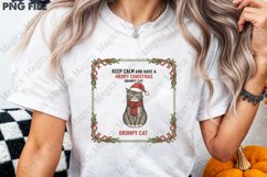 Christmas Grumpy Cat Png Product Image 3
