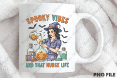 Vintage Halloween Nurse PNG Product Image 4
