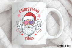 Santa Christmas Vibes Png Product Image 4