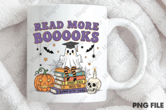 Halloween Teacher Read More Book PNG Product Image 4