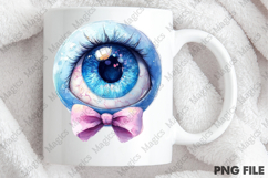 Watercolor Kawaii Halloween Sublimation PNG Product Image 4