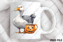 Witchy Goose Halloween Sublimation PNG Product Image 4