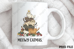 Meowy Catmas Png, Christmas Png Product Image 4