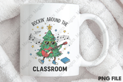 Retro Teacher Christmas Png Product Image 4