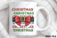 Christmas Bow Sublimation Png Product Image 4