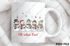 Christmas Santa Snowman Png Product Image 4