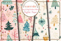 Merry &amp; Bright Christmas Patterns Pastel Product Image 1