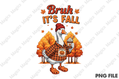 Bruh It&#039;s Fall Png Product Image 1