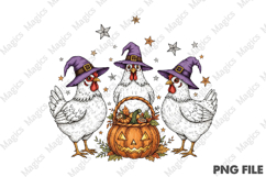 Halloween Chickens Png Product Image 1