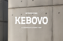 Kebovo - Modern Geometric Sans Serif Typeface Product Image 7