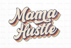Retro Mama Hustle PNG Sublimation Product Image 2