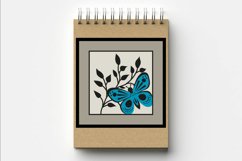 3D postcard butterfly, papercut svg Product Image 3