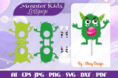 Monster Kids Lollipop Holders | Halloween Lollipop Product Image 1