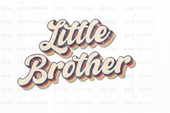 Retro Little brother PNG Sublimation Product Image 2