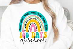 100 days of school SVG, 100 days rainbow SVG, 100 days SVG Product Image 2
