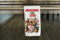 Seasoned With Love, Christmas hot coffee Towel Design Product Image 1