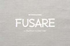 Fusare - Elegant Modern Serif Font Product Image 1