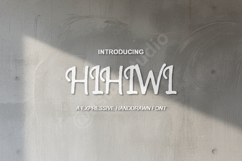 Hihiwi - Modern Playful Display Font Product Image 1