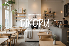 Dikoru - Elegant Modern Sans Serif Display Product Image 1