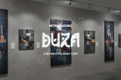 Duza - Elegant Modern Sans Serif Typeface Product Image 1