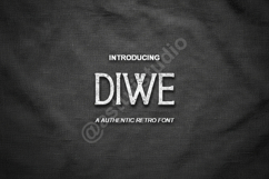 Diwe - Modern Minimalist Sans Serif Typeface Product Image 1