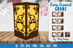 Christmas Gnome Lamp Lasercut Product Image 1